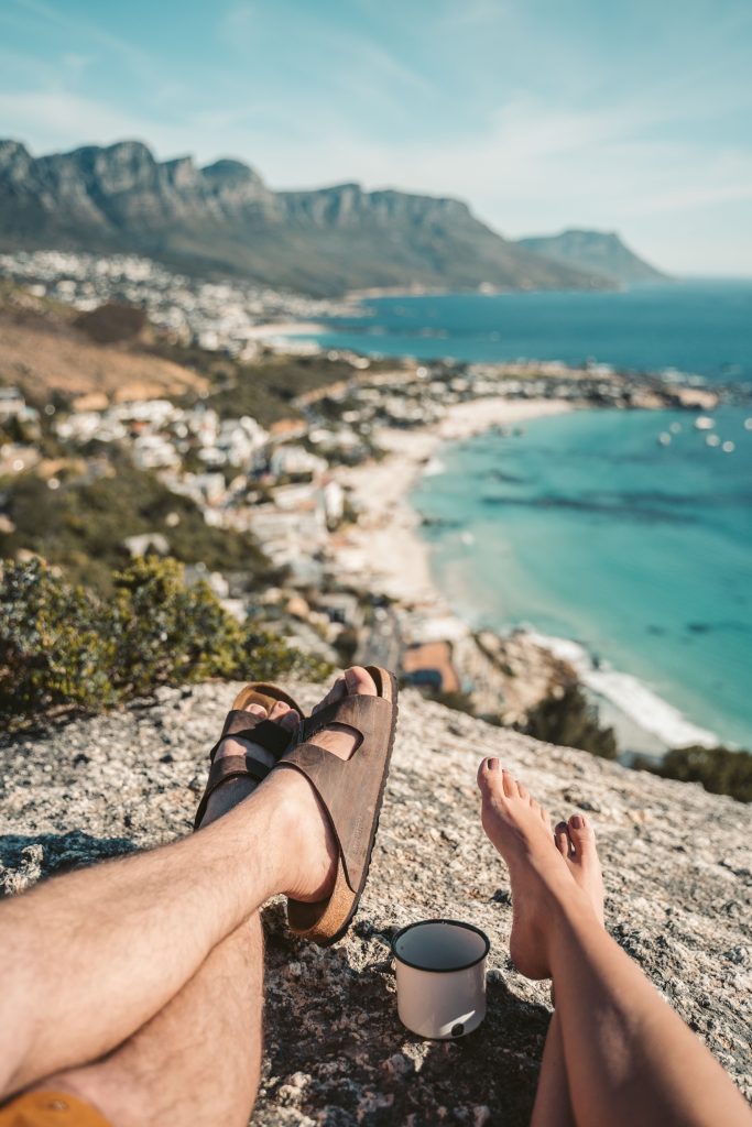 Scenic coastal travel view representing stress-free vacation planning